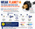 Flame King Propane Torch Kit Heavy Duty Weed Burner, 340,000 BTU with Piezo Igniter (Self Igniting), with 10-ft Hose for Weed Burning, Melting Ice and Snow, and Roofing