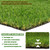 Heyroll Realistic Artificial Turf Grass, 3 FT X 5 FT Artificial Synthetic Fake Grass, 20MM Green Turf Rug Pet Dogs Lawn Mat with Drainage Holes for Indoor Outdoor Patio Garden Landscape/Custom Size