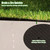 Heyroll Realistic Artificial Turf Grass, 3 FT X 5 FT Artificial Synthetic Fake Grass, 20MM Green Turf Rug Pet Dogs Lawn Mat with Drainage Holes for Indoor Outdoor Patio Garden Landscape/Custom Size