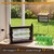 Solar Bug Zapper Outdoor, 4500V Mosquito Zapper with Dual Solar Panels