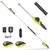 EWORK 20V 18" Pole Hedge Trimmer Cordless with 2×2.0Ah Batteries & Charger