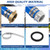 2" x 50 ft Backwash Hose for Swimming Pools, Heavy Duty PVC Lay Flat Water Discharge Hose,Durable Pool Drain Hose with Aluminum Pin Lug Fittings for Pump And Filters