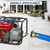 2" x 50 ft Backwash Hose for Swimming Pools, Heavy Duty PVC Lay Flat Water Discharge Hose,Durable Pool Drain Hose with Aluminum Pin Lug Fittings for Pump And Filters