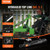 VEVOR Hydraulic Top Link Cat.1-1 (11 in, 20-7/8~31-7/8 in), Hydraulic Cylinder with 2 Hoses & G3/8" Check Valve
