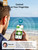Outdoor Smart Sprinklers Controller 2.4GHz WiFi, Irrigation Controller Easy Use App Enabled, 4 Zones + 16 Plans, Save Water Auto Skip Rain, Freeze & Wind, 10 Minutes Install