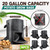 4PCS 20-Gallon Potato Grow Bag-Harvest & Visible Window Garden Planting Bag