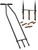 Xuperace Lawn Aerator Tool, Core Aerator Lawn Tool with Alloy Steel Material, Sturdy Grass Aerator for Lawn Health Soil Yard Aerator