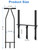 Xuperace Lawn Aerator Tool, Core Aerator Lawn Tool with Alloy Steel Material, Sturdy Grass Aerator for Lawn Health Soil Yard Aerator