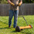 Walensee 14-Inch Manual Lawn Mower, 5-Blade Push Reel, 4 Heights