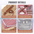 HappyPicnic Picnic Basket Set for 2, Durable Wicker with Cutlery Kit