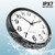 Caysie 16 Inch Sealed Large Outdoor Clocks Waterproof (Black)
