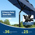 GarveeLife 9FT Umbrella Outdoor Patio, Table Umbrella with Push Button Tilt and Crank, 8 Sturdy Ribs Waterproof UV Protection for Garden, Pool, Backyard, Market