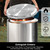 Lidereja 27 Inch Stainless Steel Fire Pit Lid for Solo Stove Yukon
