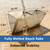 Sand Flea Rake, 47" Detachable Stainless Steel Beach Sifter & Bucket