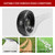 LTNICER 13" Flat Free Tires Compatible with Gorilla Carts,4.00-6 Solid Rubber Wheels with 5/8"Bearings,2.1"Offset Hub for Wagon Tire,Trailer Tire,Wagon Wheel Replacement,13 Trailer Tire Wheel(2-Pack)