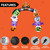 Joiedomi 8 FT Cute Halloween Inflatables Pumpkin Archway Outdoor Decoration, Archway Halloween Blow Up for Yard with Build-in LED Lights, Inflatable Arch Yard Outside Pumpkin Decor for Party, Garden