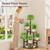 Plant Stand with Grow Light, Corner Tiered Plant Shelf for Indoor Plants
