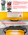 Ctpceept Portable Camping Misting Fan, Rechargeable, Auto Oscillation