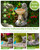 Nacome Solar Cat Statues for Garden Decor: IP65 Waterproof Resin