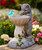 Nacome Solar Cat Statues for Garden Decor: IP65 Waterproof Resin