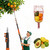 AgiiMan 18 Reach Fruit Picker with Telescopic Extension Pole, 3 to 12 FT Fruit Picker Pole Lightweight and Sturdy Aluminum Telescopic Pole, Easy to Assemble Fruit Picking Basket