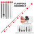 FSFLAG Sale Feather Flags, 8Ft Swooper Feather Flag for Sale Business 2Pack (Red)