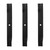BCQNXX 797696 601124 High Lift Mower Blades Set for Hustler 54" Mower, Replaces 797704 797712 601012 601013 602416, Compatible with Raptor SD Fastrak Super Z Series (3PACK)