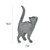 Newman House Studio Garden-Statues Cat-Figurines Home Garden Decor - Farmhouse Backyard Polyresin Kitten 7.6L x 4W x 14.5H inch