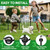 Decorative Garden Fence, 20-Pack No Dig Animal Barrier for Yard Edging