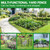 Decorative Garden Fence, 20-Pack No Dig Animal Barrier for Yard Edging