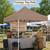 10 x 10 Canopy Replacement Top for Straight Leg Frame, Khaki