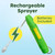 BugMD Pest Blaster Kit - Rechargeable Power Sprayer, Batteries Included