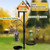 Bird Feeder Pole - 92 Inch Heavy Duty Birdhouse Stand with Squirrel Proof Baffle for Outdoor, Adjustable Bird Feeding Station with Multi Shepherds Hooks Mental Trays for Garden Attracting Wild Birds