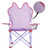 Disney Minnie Mouse Figural Folding Camp Chair for Kids, Portable Outdoor Chair with Carrying Case, Lightweight and Durable, Indoor/Outdoor Seating for Ages 3+, Perfect for Camping or Backyard