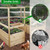 GILPWA Wire Fence, 36 in(H) X 50 ft(L) PVC Coated Welded Wire Fencing 2" X 2" 16GA Garden Border Vinyl Metal Chicken Wire Fencing Mesh Roll for Yard Vegetable Plant Protection Poultry Netting Black