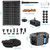 POPOSOAP 8W Solar Pond Filter with Built-in 3000mAh Battery Backup, Solar Fountain Pump for Small Ponds, Pond Filter Keeps Water Clean & Flowing for Bird Bath, Fish Tank, DIY Water Features P3081D