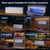 Fruit Fly UV Light Trap Indoor Commercial for Restaurants Bug Zapper 2 PCS