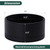 D'vine Dev 10 in Shallow Round Succulent Planter, Black, 76-Z-B-2