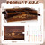 Portable Smores Kit 4 In 1 Smores Caddy Organizer with Handle 6 Pcs 32 Inch Marshmallow Roasting Sticks Dark Brown Smores Basket Tray with Handles Wooden Smores Maker Box with Lid for Camping Outdoor
