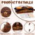 Portable Smores Kit 4 In 1 Smores Caddy Organizer with Handle 6 Pcs 32 Inch Marshmallow Roasting Sticks Dark Brown Smores Basket Tray with Handles Wooden Smores Maker Box with Lid for Camping Outdoor