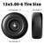 RONPOW 13x5.00-6 Flat Free Lawn Mower Tires and Wheel, for Zero Turn Mower