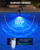 Extra Large Solar Pool Lights for Inground & Above Ground Pools, 80 LEDs RGBIC Underwater Pool Lights with Remote, Dual-Color Lighting, 10 Colors & 7 Modes, Solar & USB Rechargeable [Patent Pending]