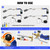 Propane Torch Weed Burner Kit,35.3" High Output Blow Torch with Long/Short Mode & 12.5FT Hose,Heavy Duty Flamethrower with Turbo Trigger for Weeding,Asphalt Melting,Ice Snow Melting,Campfire Starting