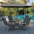 VINGLI Patio Chairs Set of 2, Black