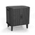 Keter Velo 30 Gallon Outdoor Storage Cabinet, Weather-Resistant Resin Deck Box with Steel Reinforcement, Lockable, Wood-Look Finish, Graphite