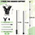 2 Set Adjustable Tree Branch Support, 18"-60" Tree Support Pole with Crutch