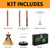 Halloween Decorations Indoor - 49" Animated Floating Lighted Witch Broom