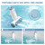 Portable Jets Bath for tub, Dual Mode Bubble & Massage Bathtub Accessories