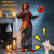 Hourleey 5.3FT Halloween Animatronics Clown Decorations, Sound Activated Standing Animated Clown with Lighted Eyes, Clown Holding Balloon for Indoor Outdoor Haunted House Party Prop Yard Decor