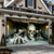 Halloween Garage Door Cover 16x7 FT, Realistic Garage Interior Scene with 3D Skeleton Crawling Out Effect Garage Door Decoration, Full Size Double Garage Banner for Outdoor Halloween Decor